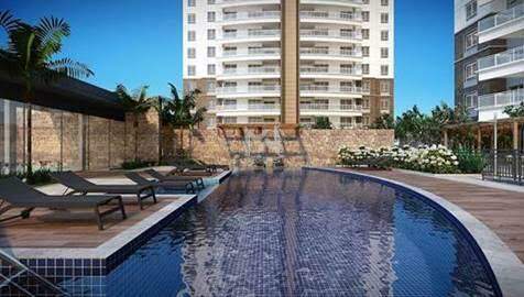 Apartamento à venda no Jardim Paiquerê: projeto piscina