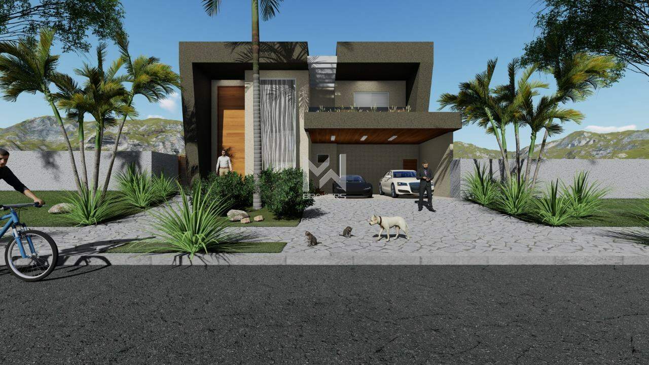 Casa em Condomínio à venda no Loteamento Parque dos Alecrins: fachada