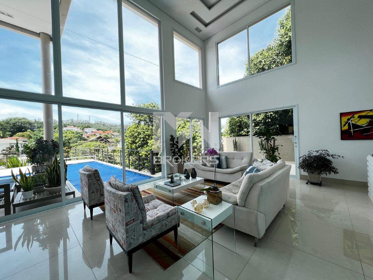 Casa em Condomínio à venda no Condomínio Marambaia: sala de estar com vista