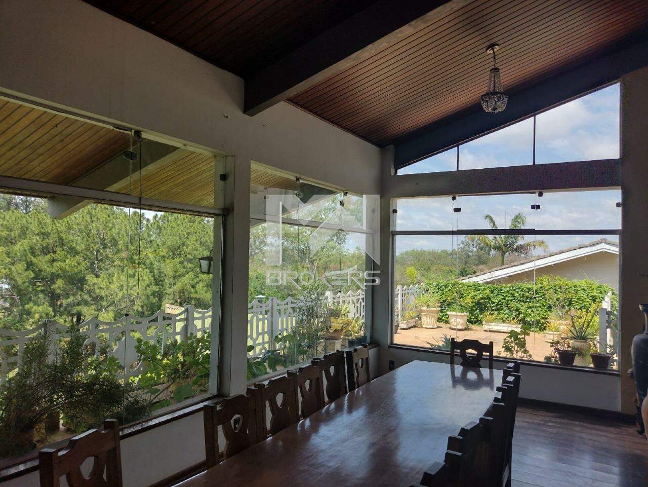 Casa em Condomínio à venda no Condomínio Marambaia: sala de jantar com vista