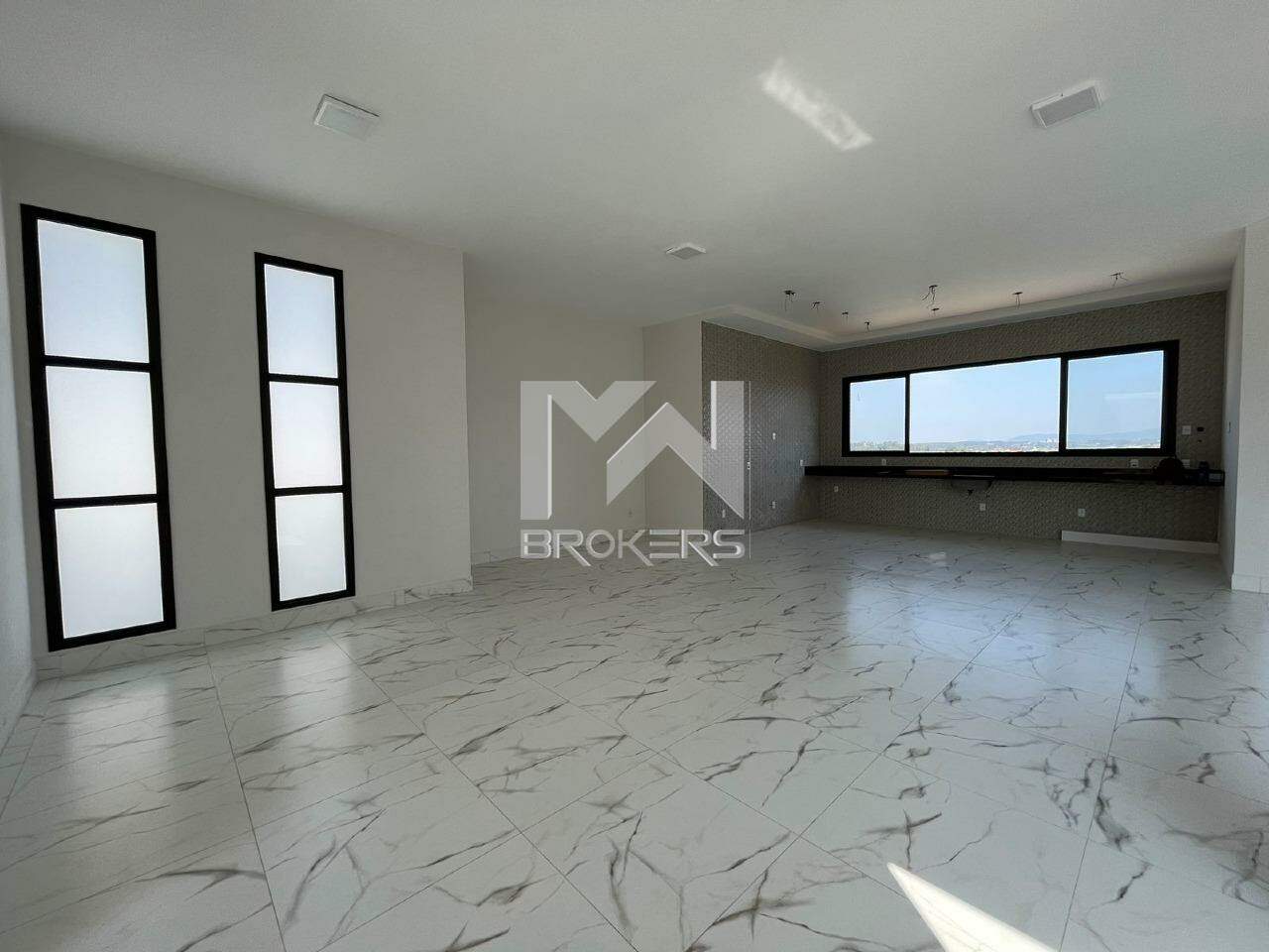 Casa em Condomínio à venda no Residencial Delle Stelle: sala com cozinha