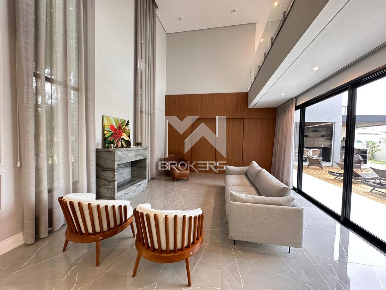 Casa em Condomínio à venda no Loteamento Alphaville Campinas: sala de estar