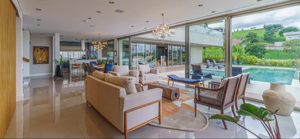 Casa em Condomínio à venda no Condomínio Campo de Toscana: salas