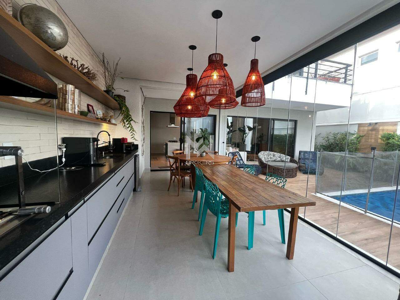 Casa em Condomínio à venda no Nações: área gourmet