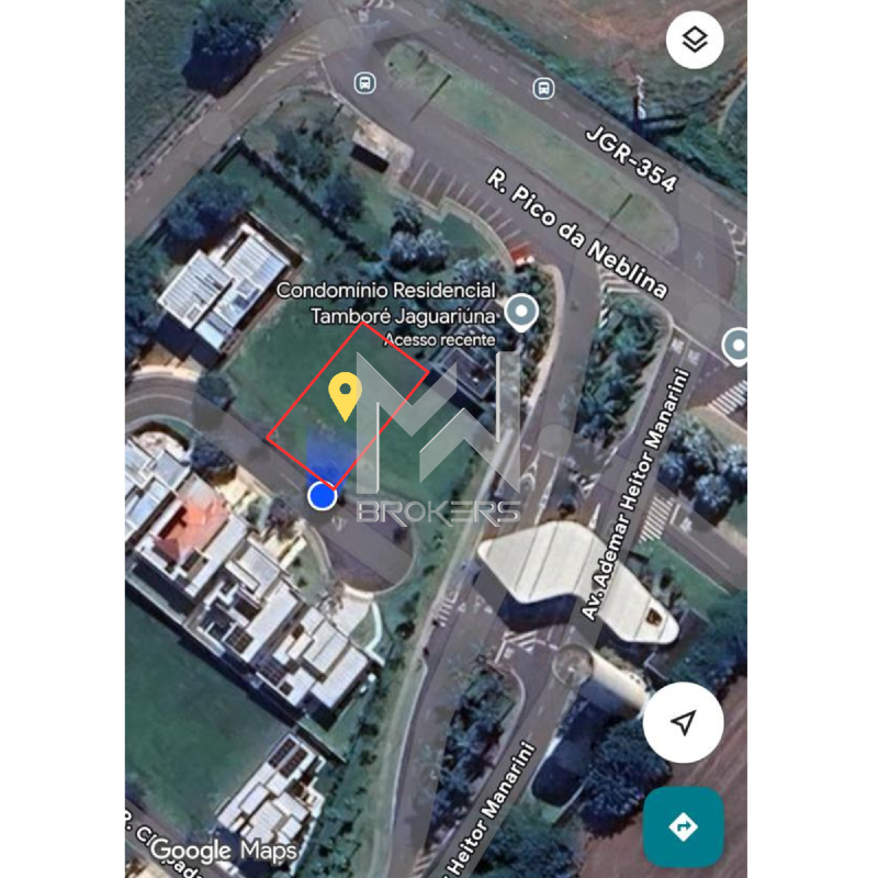 Terreno à venda no Chácara São José: mapa