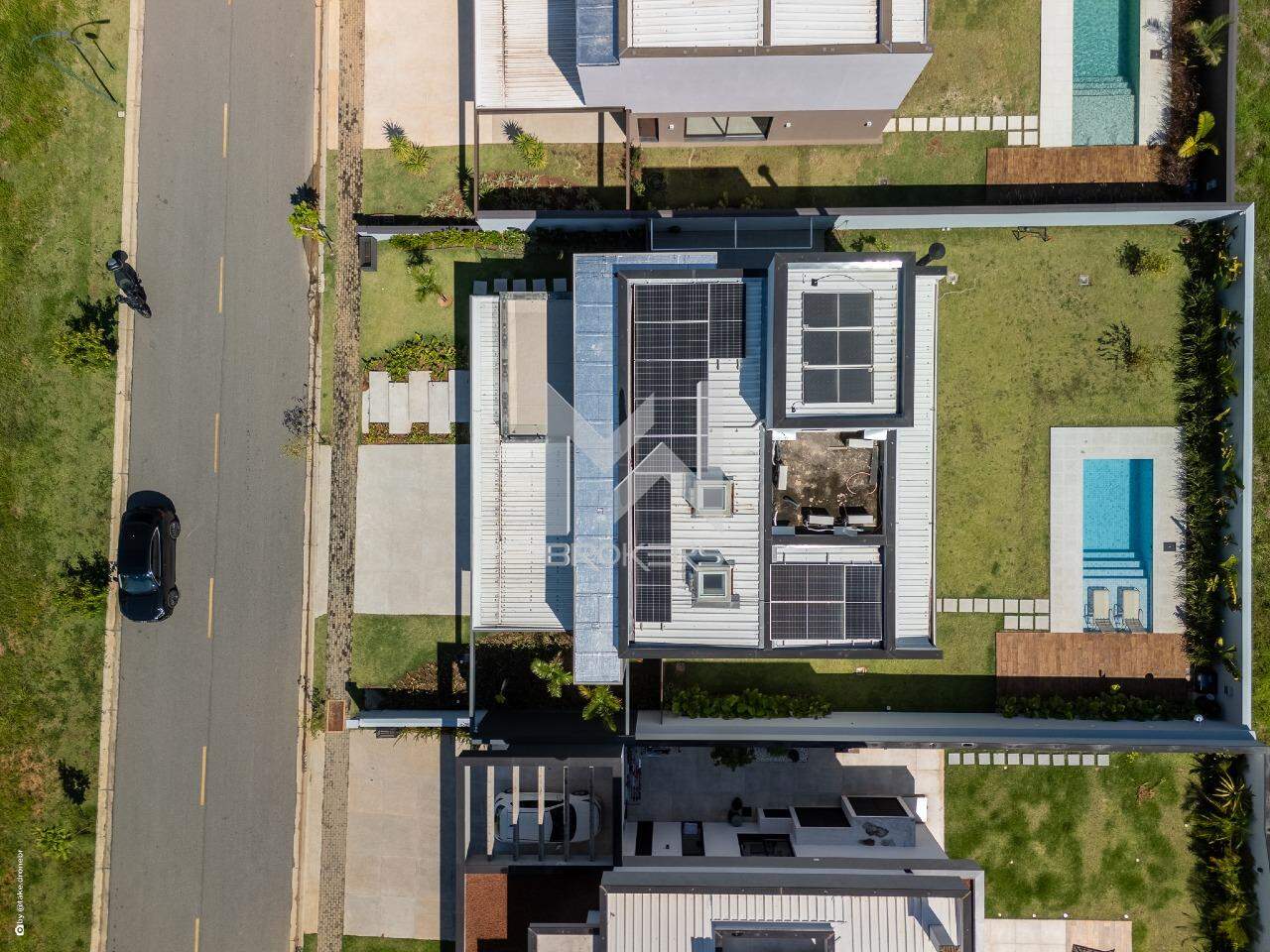 Casa em Condomínio à venda no Condomínio Arboretum: aéreo