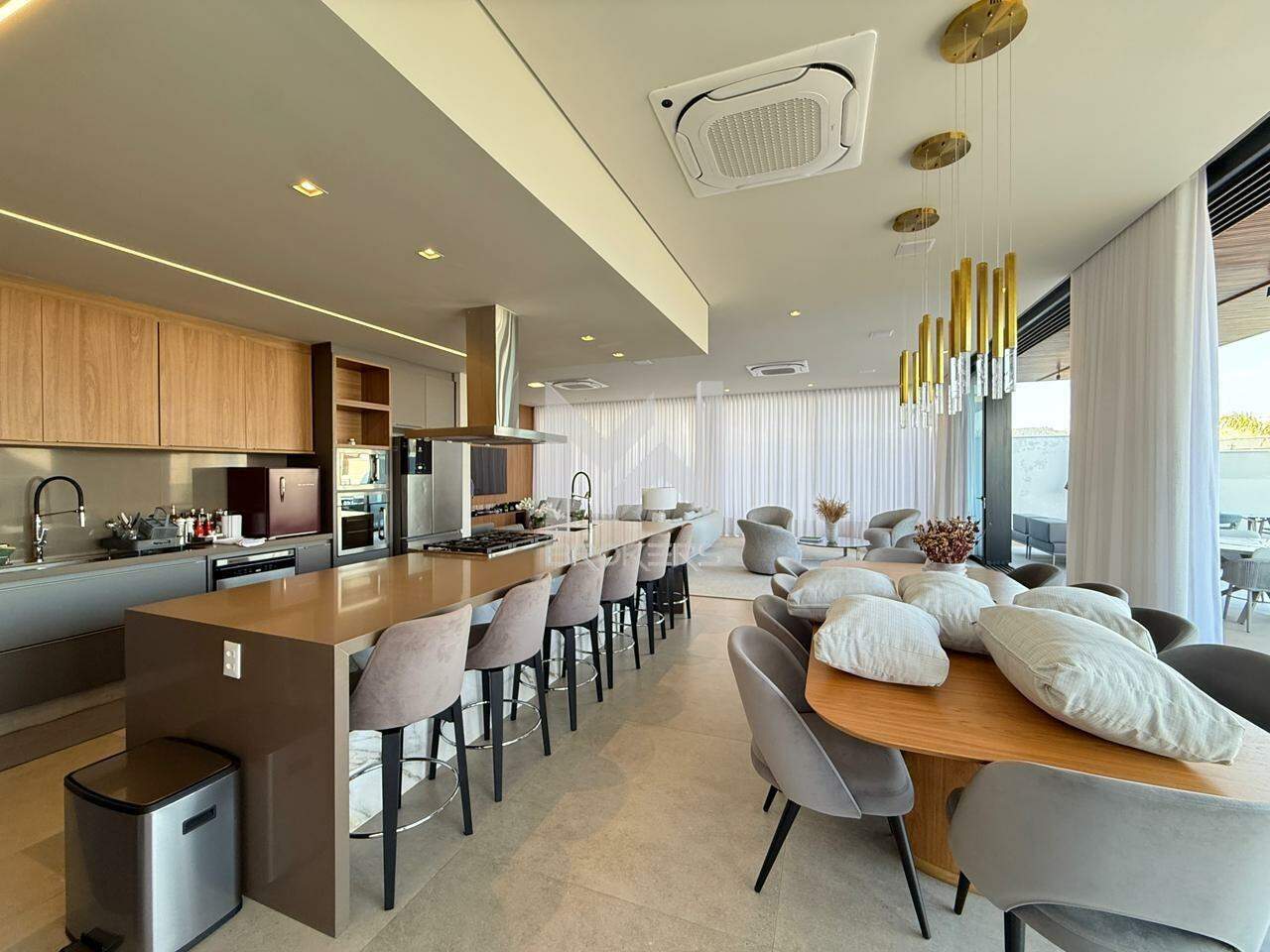 Casa em Condomínio à venda no Condomínio Campo de Toscana: cozinha gourmet