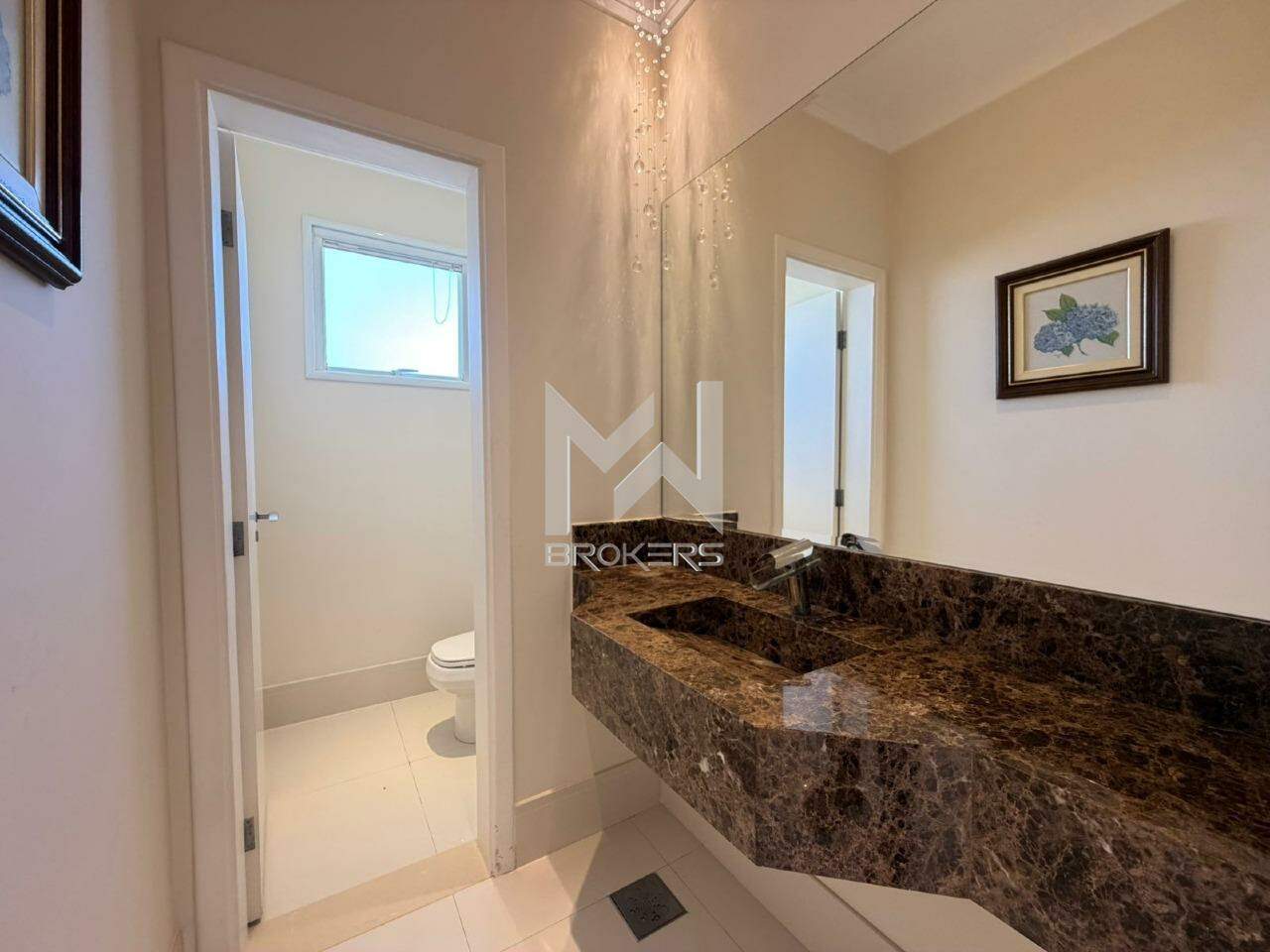 Casa em Condomínio para aluguel no Condomínio Terras de Vinhedo: lavabo