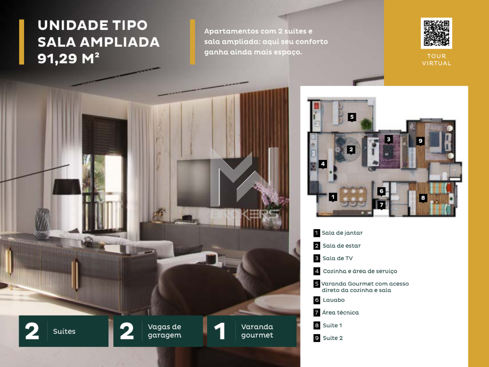 Apartamento à venda no Parque da Hípica: andares 1 ao 5
