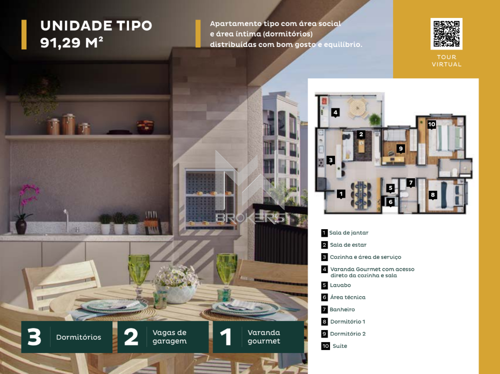 Apartamento à venda no Parque da Hípica: andares 1 ao 5
