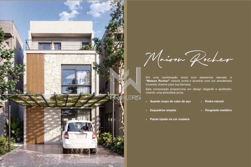 Casa em Condomínio à venda no Swiss Park: opções de fachada