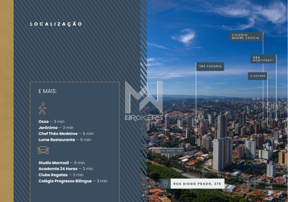 Apartamento à venda no Cambuí: localização