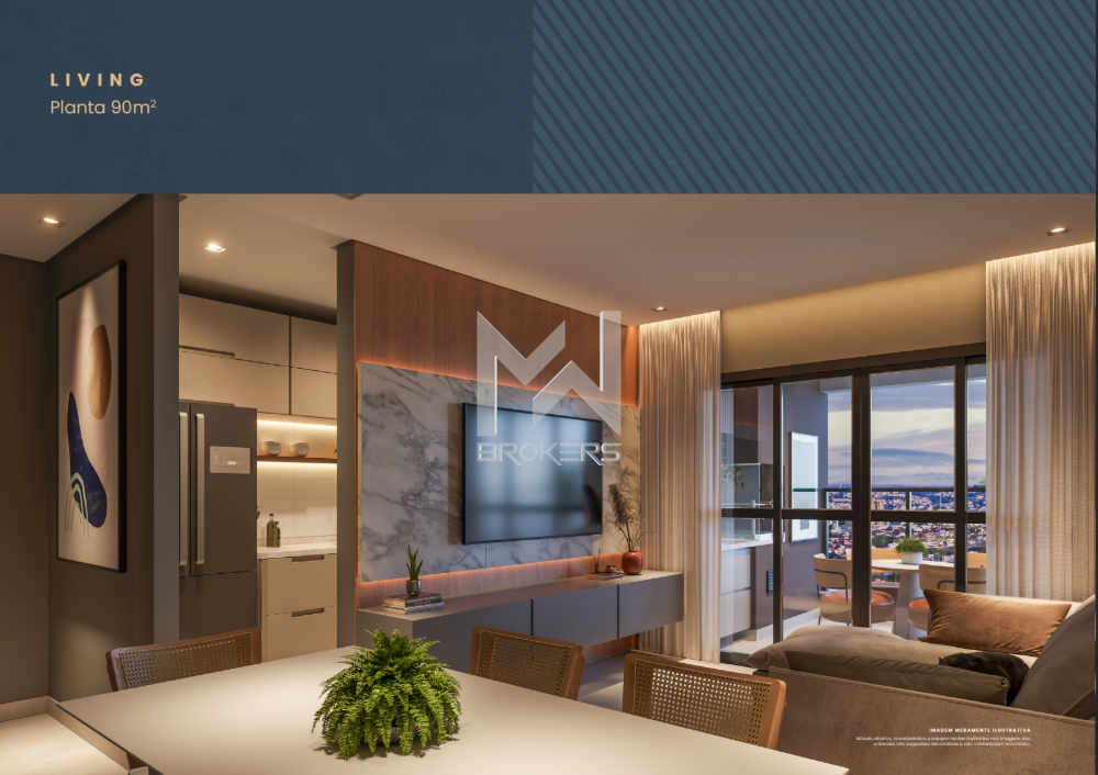 Apartamento à venda no Cambuí: sala