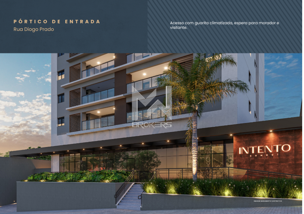 Apartamento à venda no Cambuí: fachada