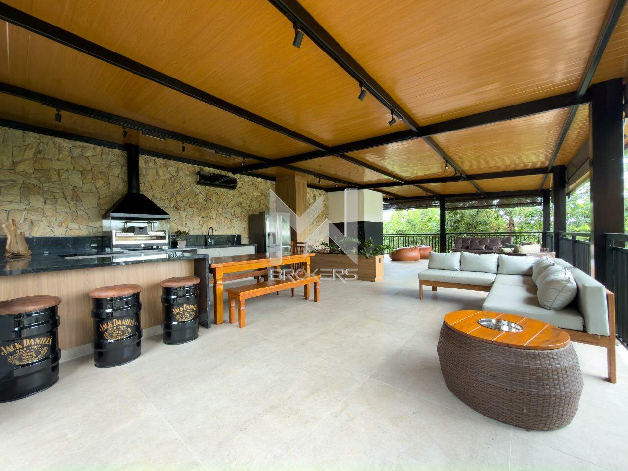 Casa em Condomínio à venda no Condomínio Marambaia: área gourmet