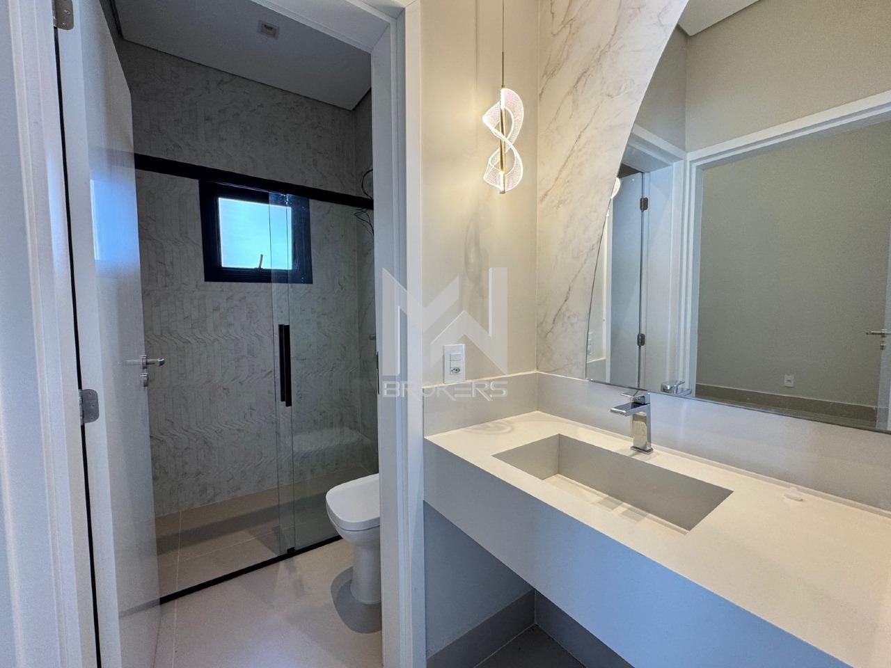 Casa em Condomínio à venda no Nações: lavabo 