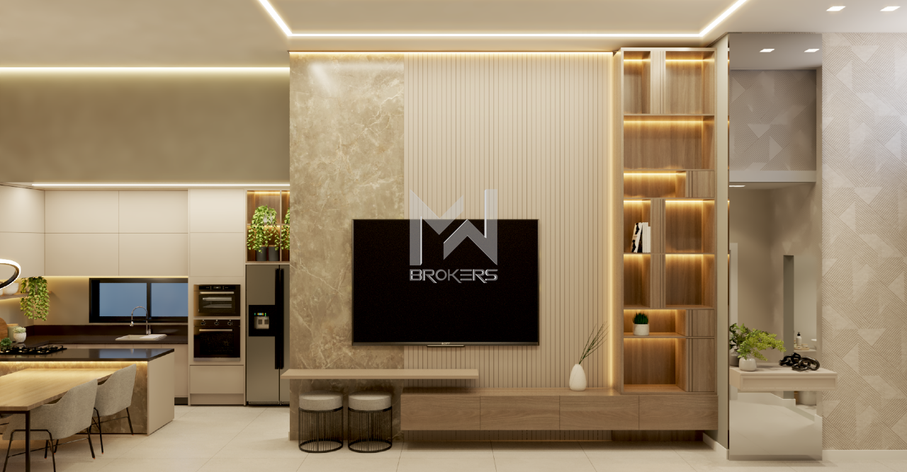 Casa em Condomínio à venda no Loteamento Residencial Arborais: salas