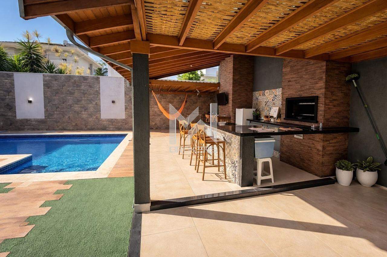 Casa em Condomínio à venda no Fazenda Santana: área gourmet