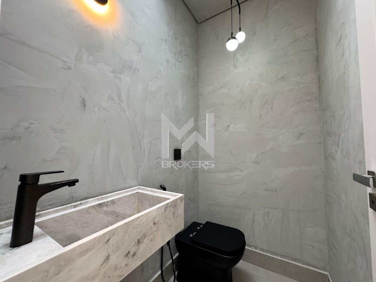 Casa em Condomínio para aluguel no Condomínio Zurich Dorf: lavabo