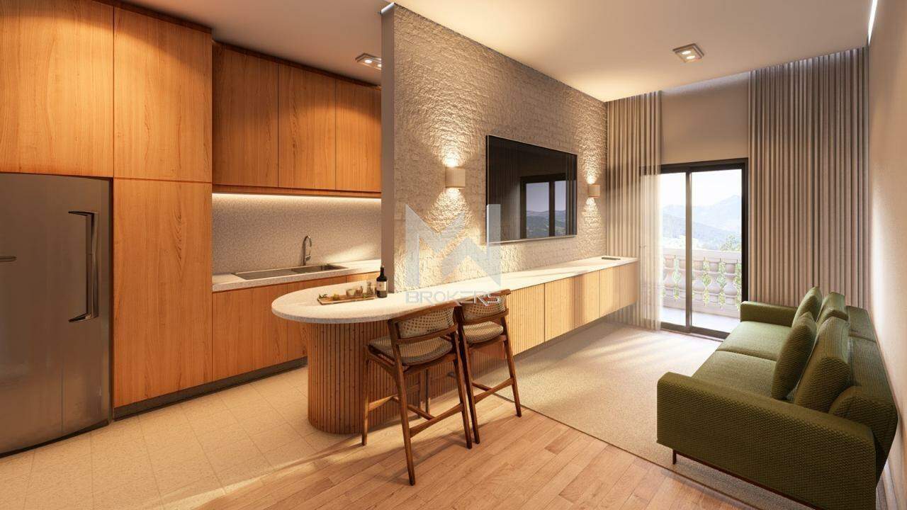 Apartamento à venda no Pinheirinho: Sala de Estar TV