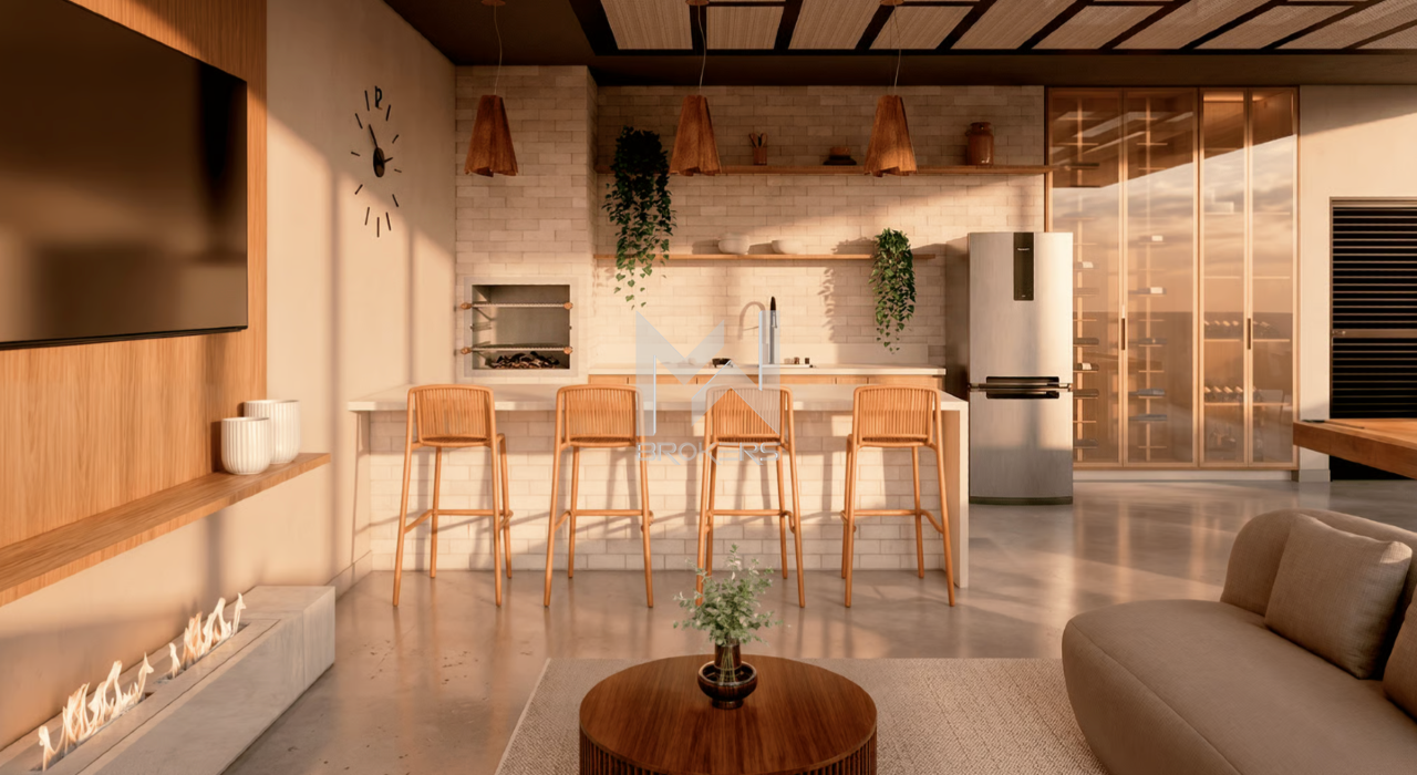 Apartamento à venda no Pinheirinho: Sala de TV Integrada