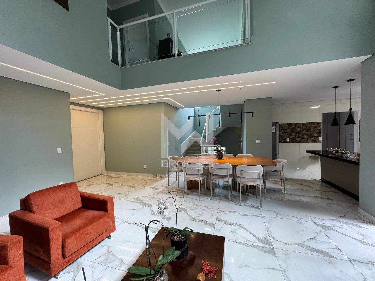 Casa em Condomínio à venda no Loteamento Recanto dos Paturis: Sala de Estar Jantar