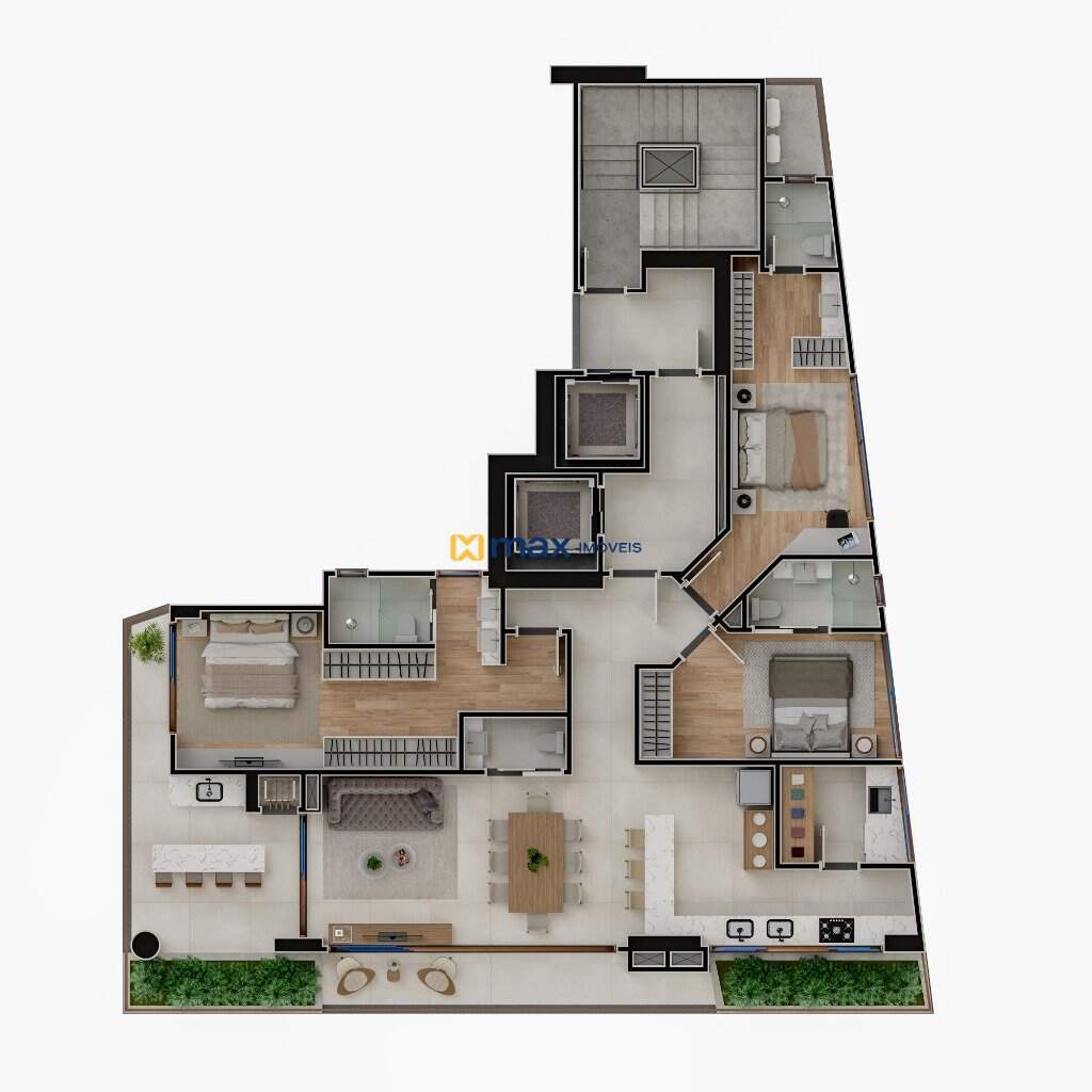 Planta humanizada tipo 01