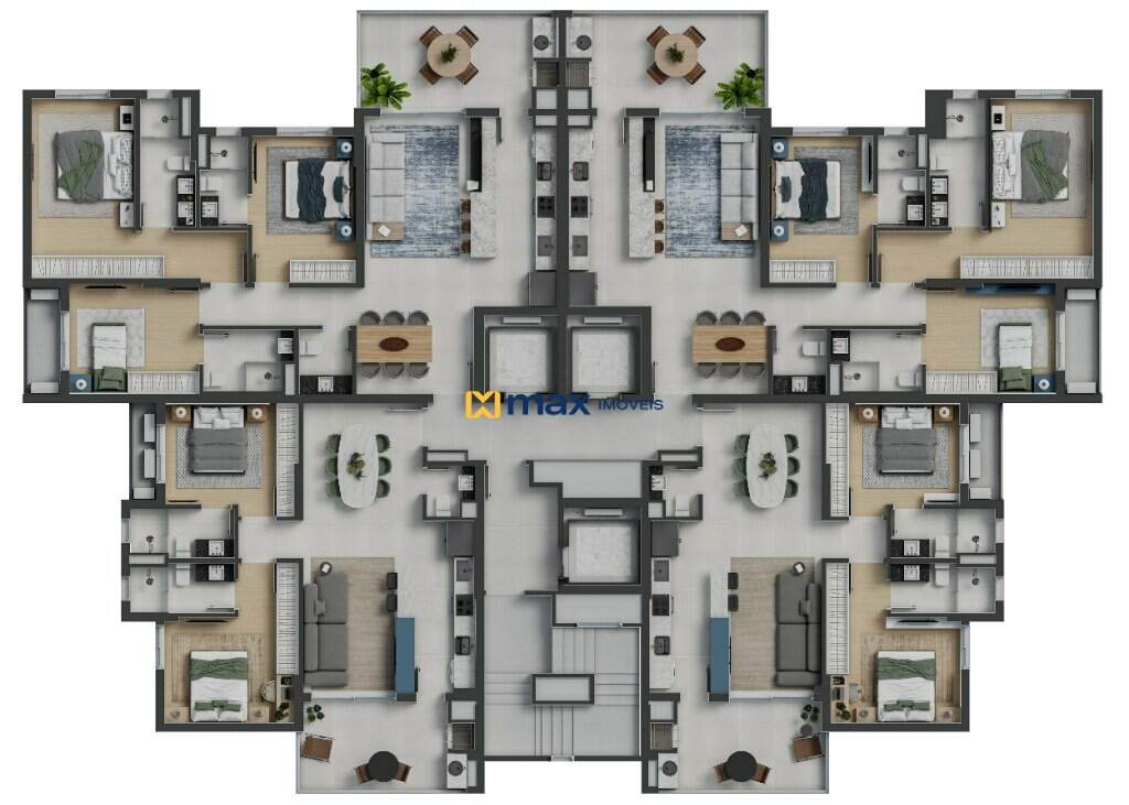 Planta tipo torre 2