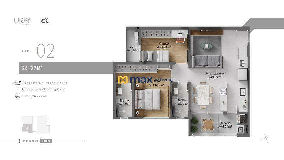 Apartamento tipo 2