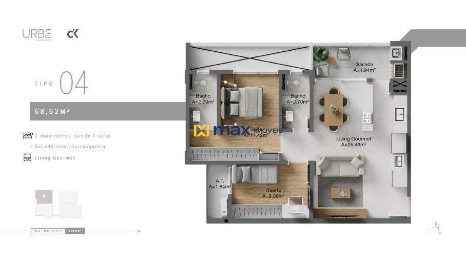 Apartamento tipo 4
