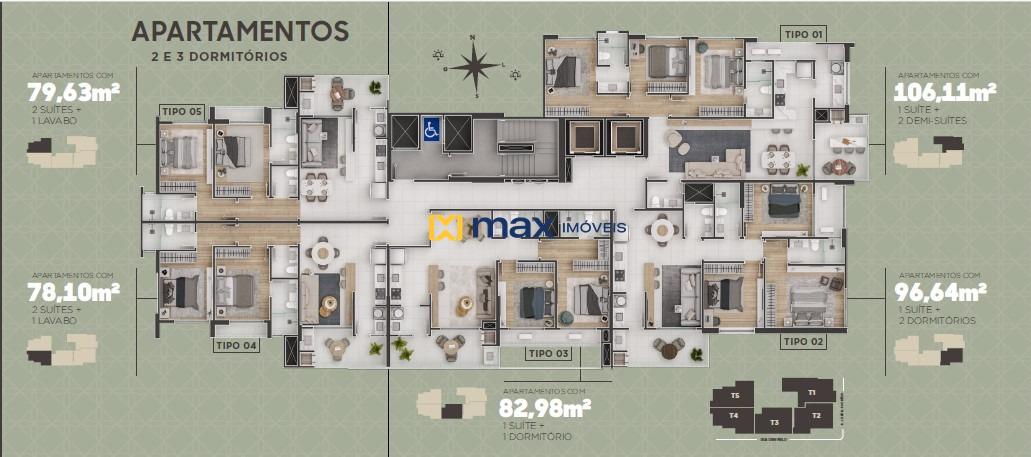 Planta apartamentos