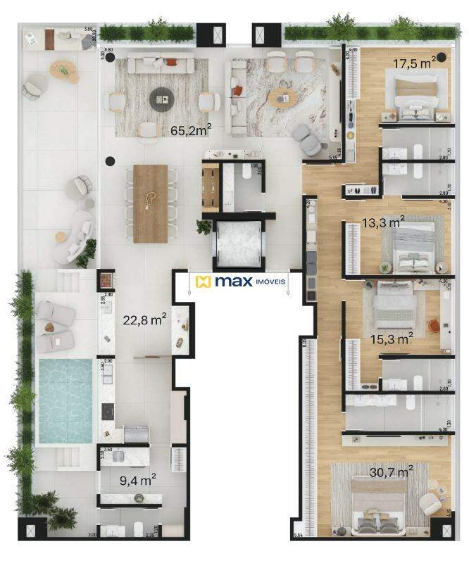 Cobertura leste - tipo 1