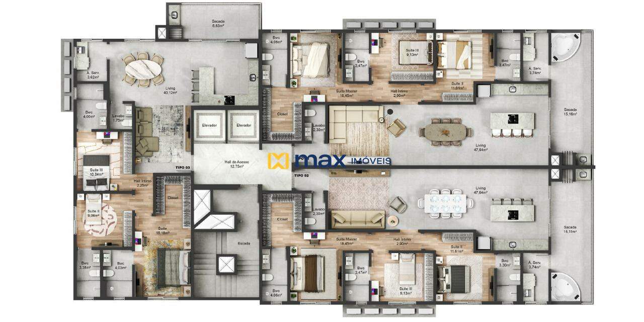 Planta Apartamentos 