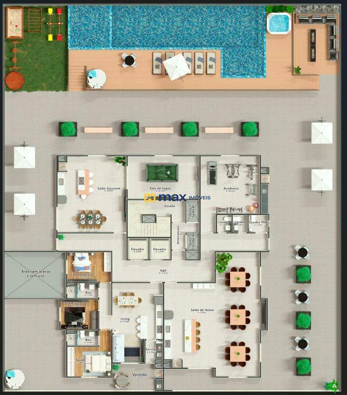 Planta lazer