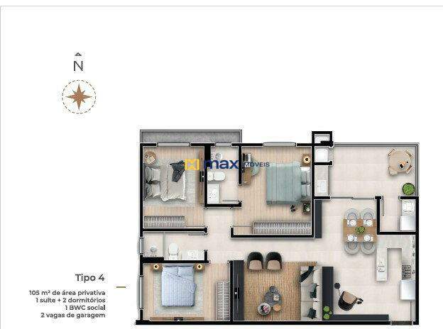 Apartamento à venda no Gravatá: 