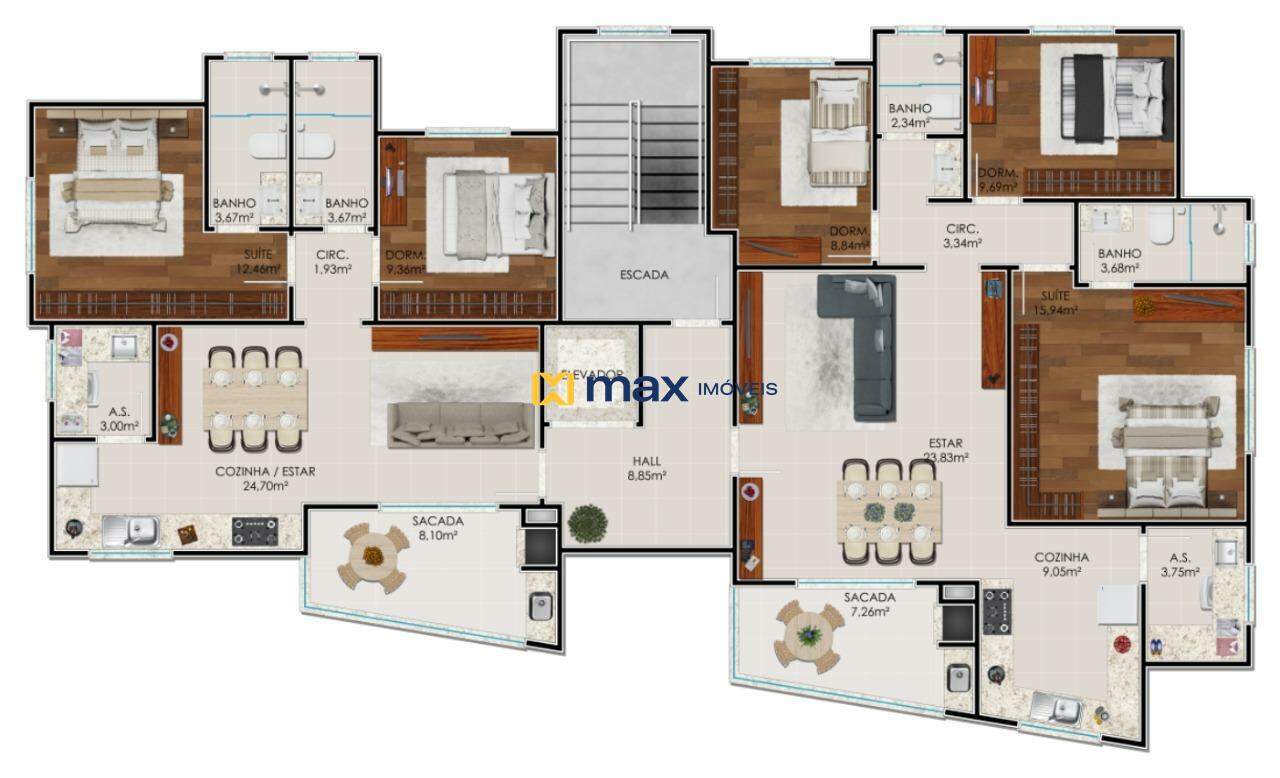Apartamento à venda no Gravatá: 