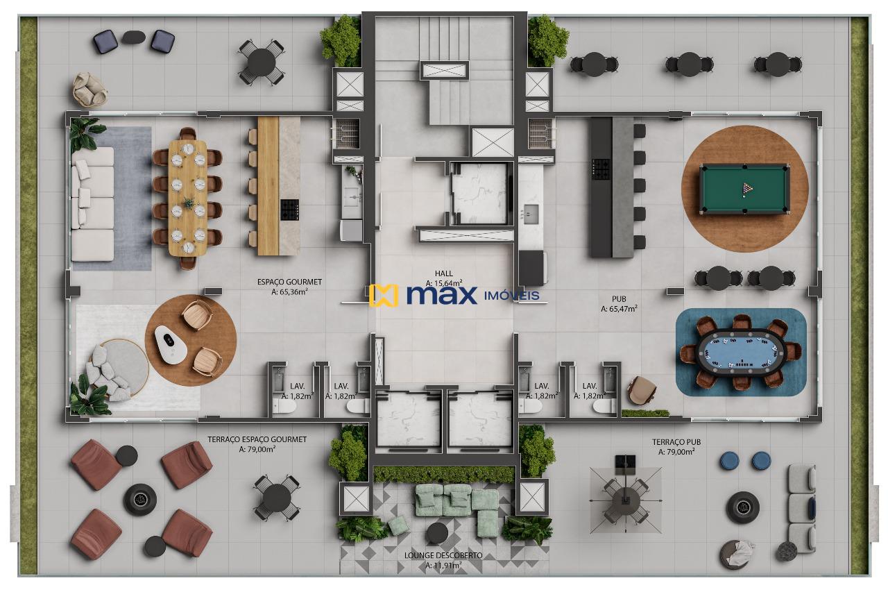 Apartamento à venda no Praia Brava: Planta