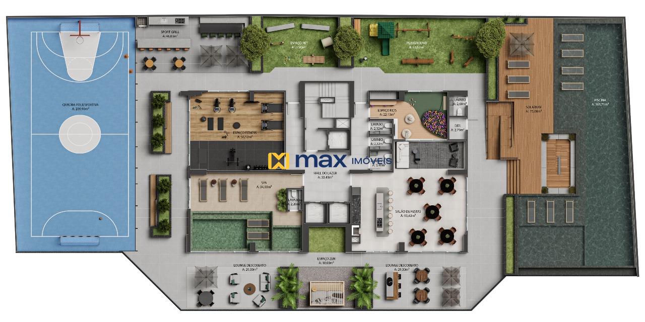 Apartamento à venda no Praia Brava: Planta