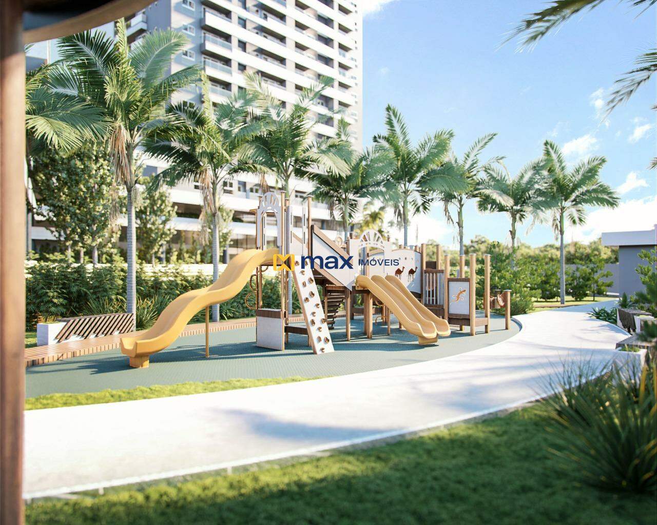 Apartamento à venda no Fazenda: Área externa