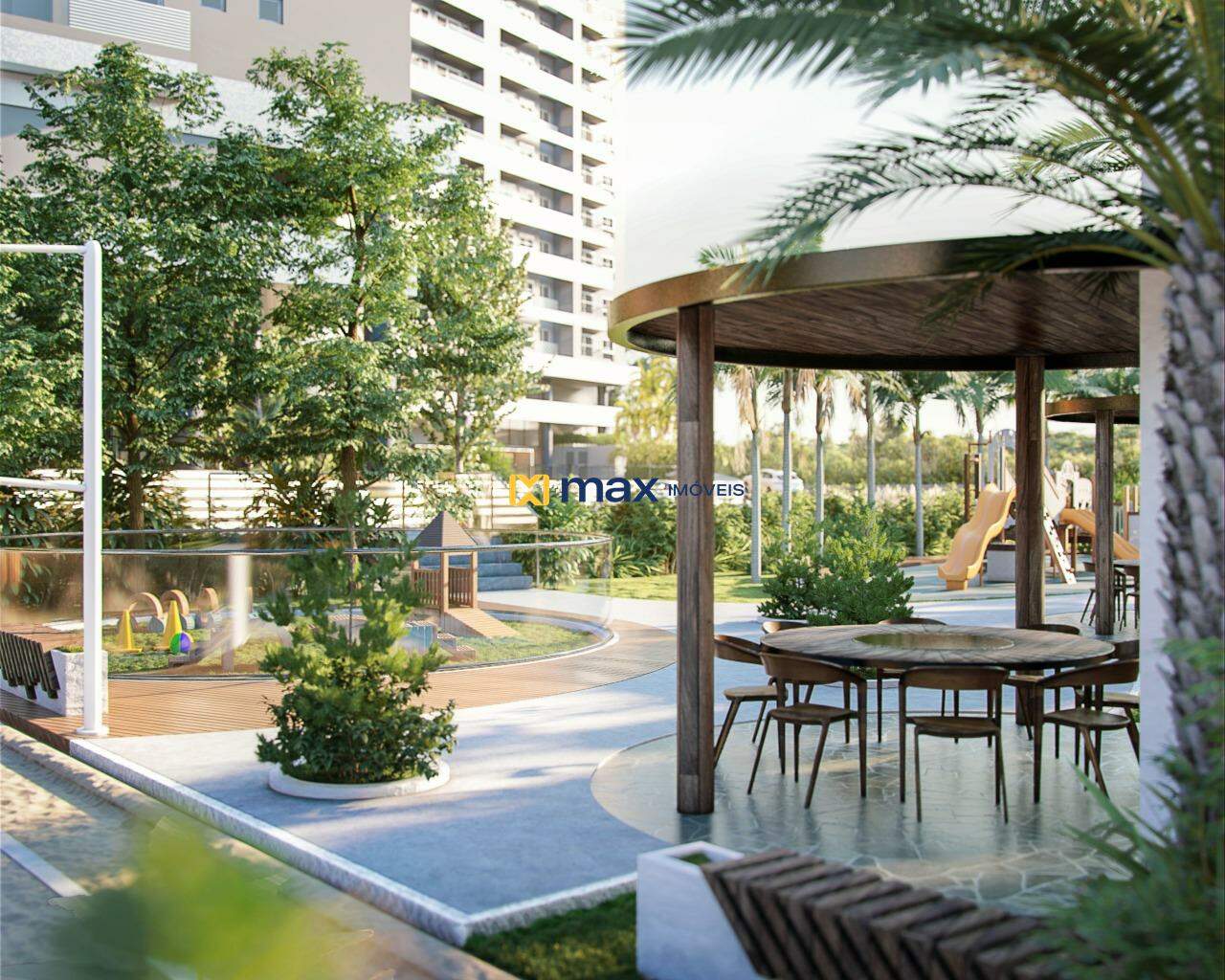 Apartamento à venda no Fazenda: Área externa
