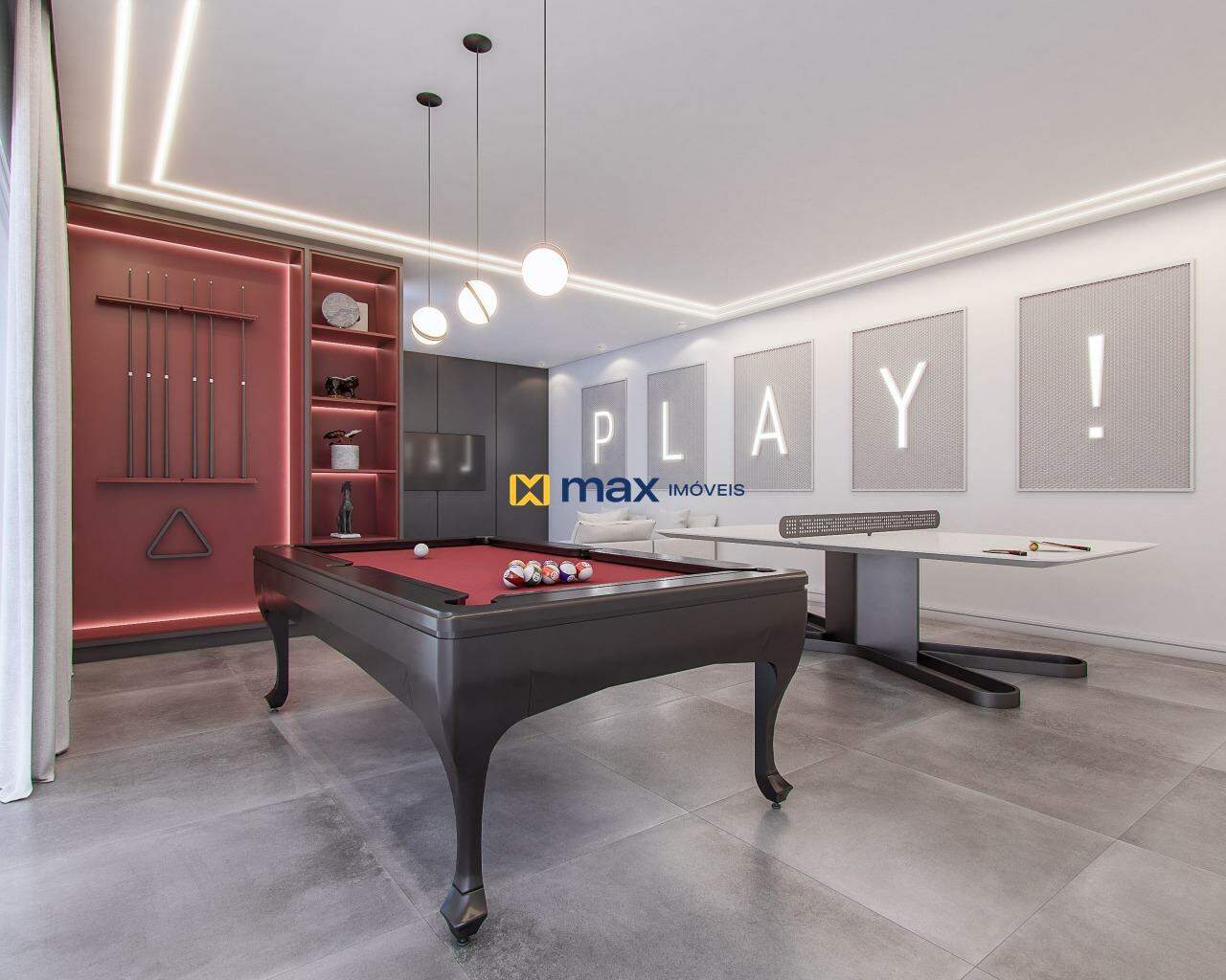 Apartamento à venda no Fazenda: Sala de jogos