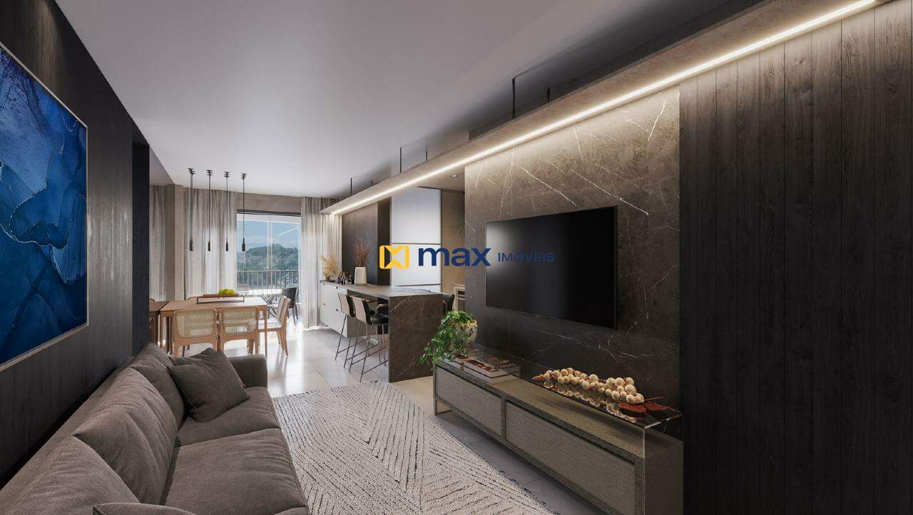 Apartamento à venda no Fazendinha: Living apartamento tipo 1