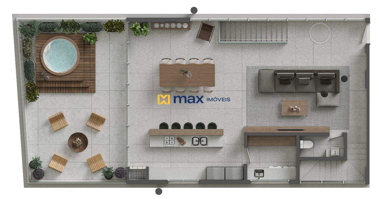 Apartamento à venda no Praia Brava: Planta triplex 05
