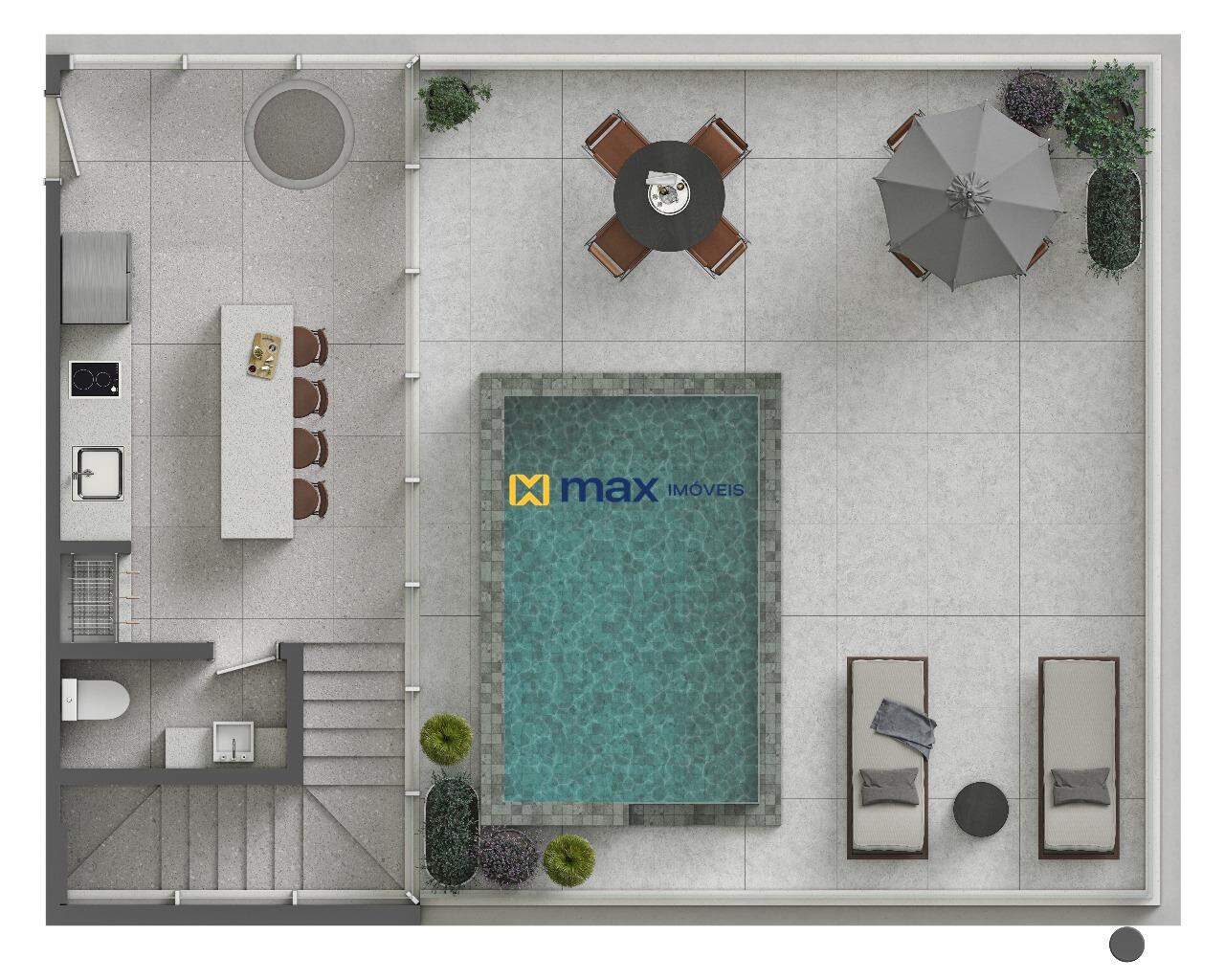 Apartamento à venda no Praia Brava: Planta triplex 06
