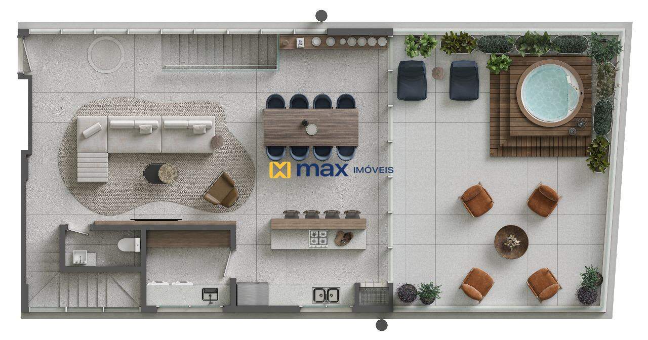Apartamento à venda no Praia Brava: Planta triplex 06