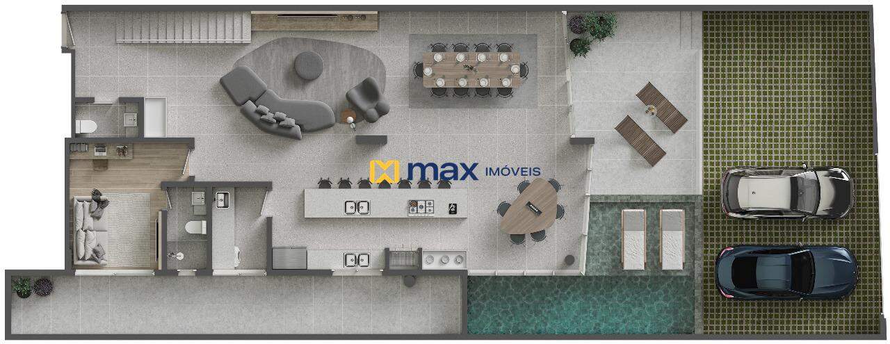 Apartamento à venda no Praia Brava: Planta duplex garden 01