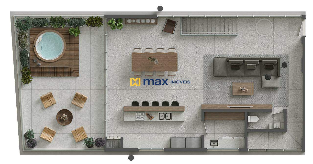 Apartamento à venda no Praia Brava: Planta triplex 05