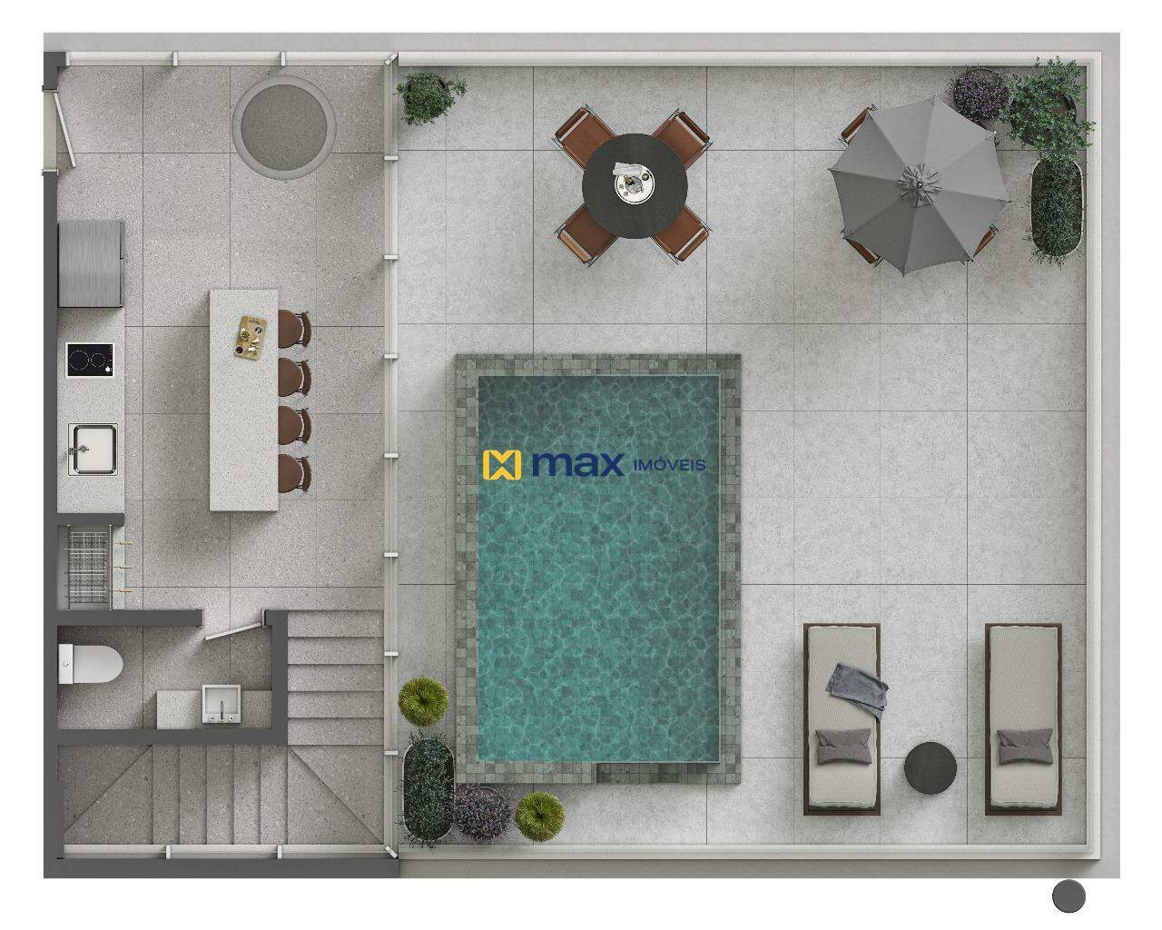Apartamento à venda no Praia Brava: Planta triplex 06