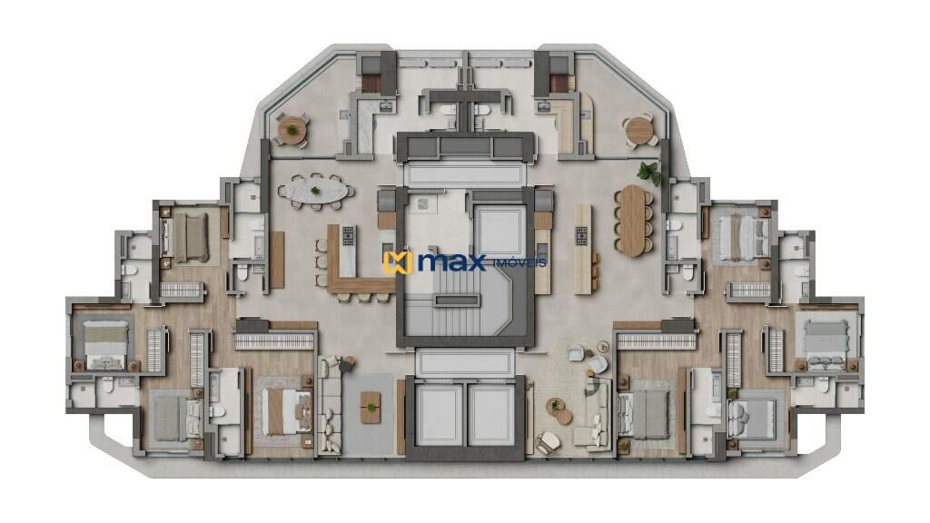 Apartamento à venda no Centro: 