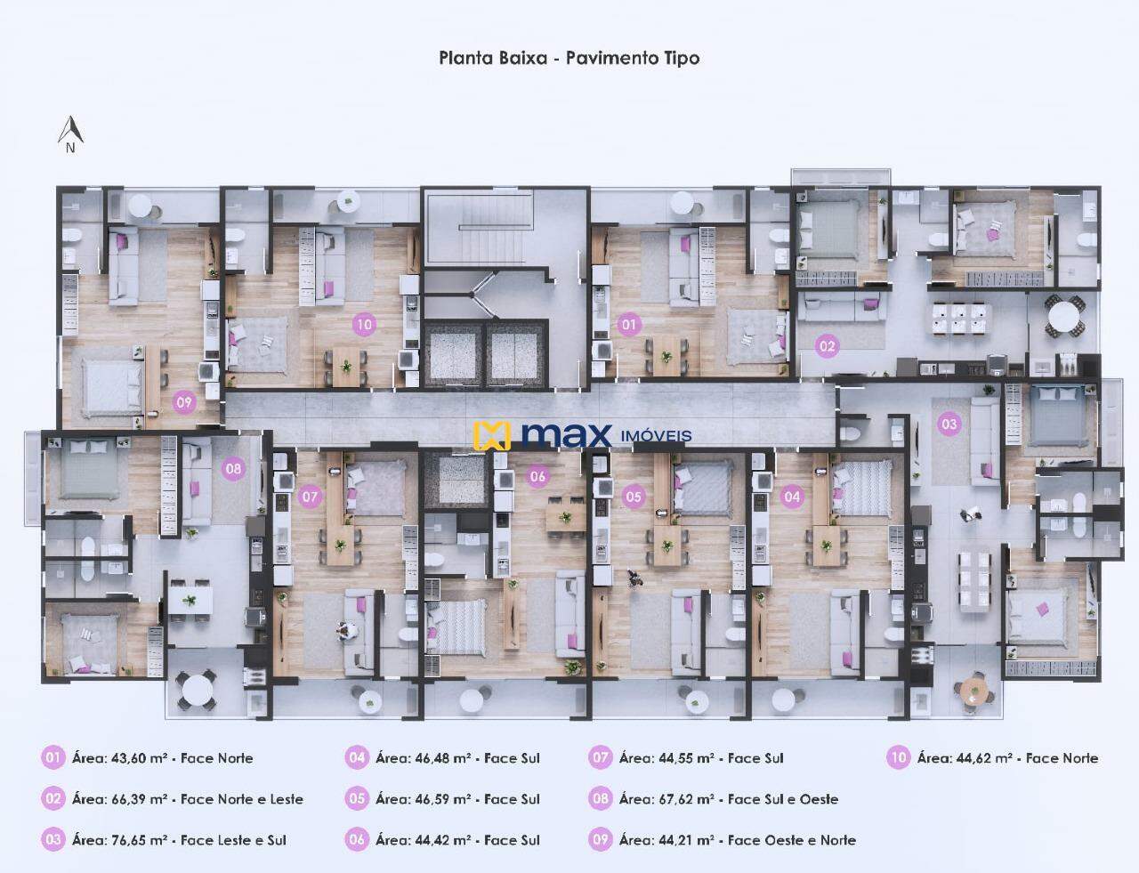 Apartamento à venda no Centro: 